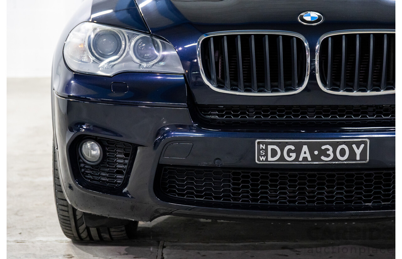 2/2013 BMW X5 Xdrive 30d M Sport E70 MY12 UPGRADE 4d Wagon Carbon Black Metallic Turbo Diesel 3.0L