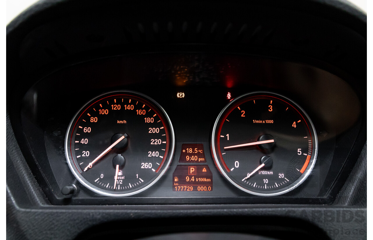 2/2013 BMW X5 Xdrive 30d M Sport E70 MY12 UPGRADE 4d Wagon Carbon Black Metallic Turbo Diesel 3.0L