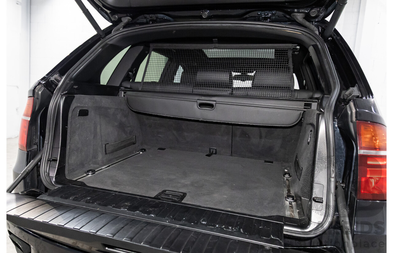 2/2013 BMW X5 Xdrive 30d M Sport E70 MY12 UPGRADE 4d Wagon Carbon Black Metallic Turbo Diesel 3.0L