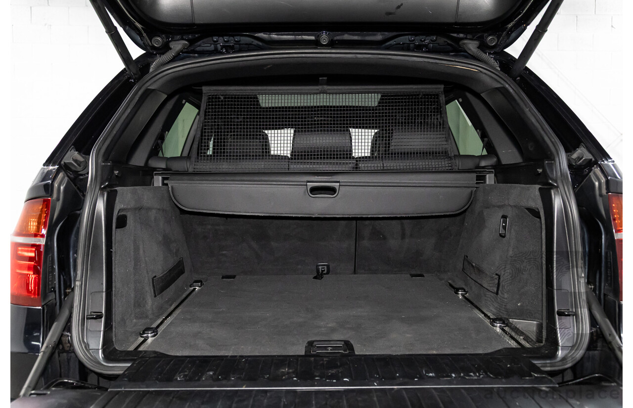 2/2013 BMW X5 Xdrive 30d M Sport E70 MY12 UPGRADE 4d Wagon Carbon Black Metallic Turbo Diesel 3.0L