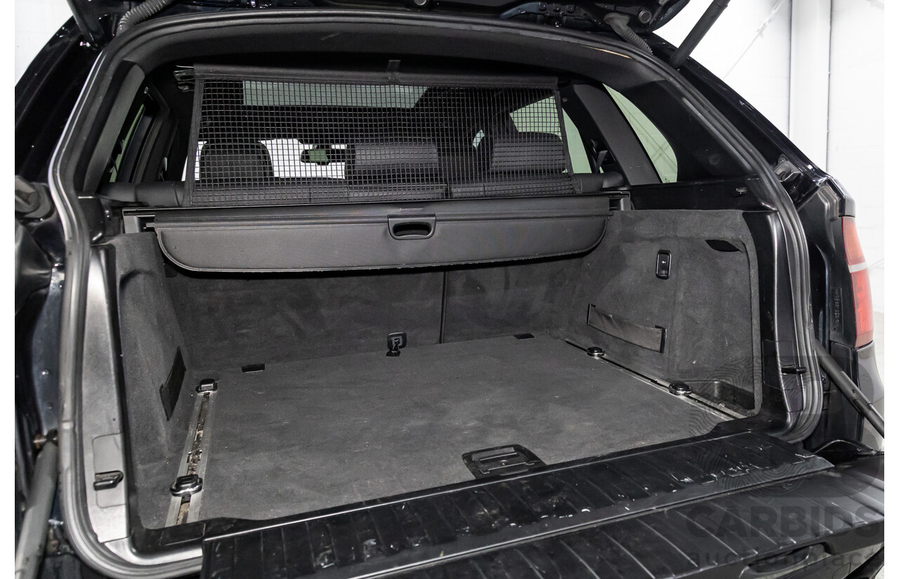 2/2013 BMW X5 Xdrive 30d M Sport E70 MY12 UPGRADE 4d Wagon Carbon Black Metallic Turbo Diesel 3.0L