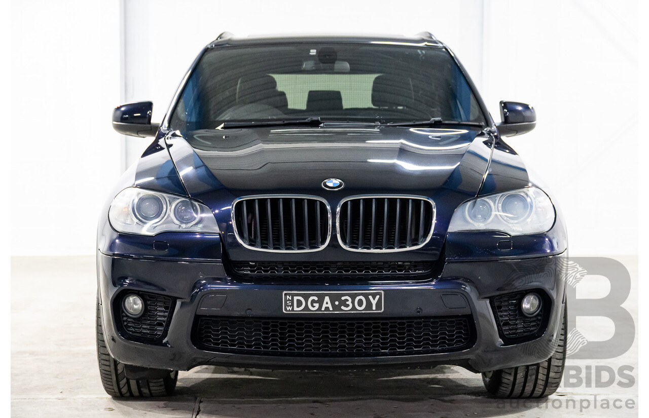 2/2013 BMW X5 Xdrive 30d M Sport E70 MY12 UPGRADE 4d Wagon Carbon Black Metallic Turbo Diesel 3.0L