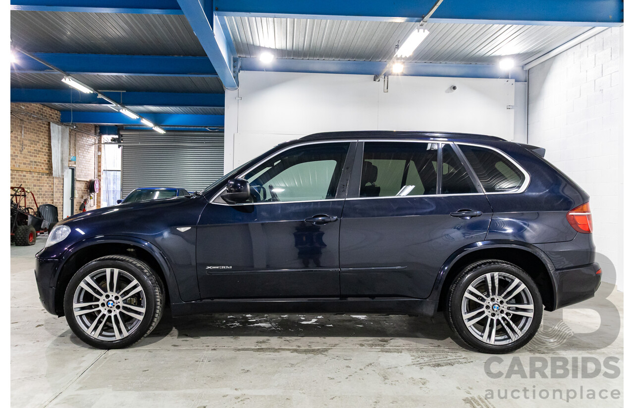 2/2013 BMW X5 Xdrive 30d M Sport E70 MY12 UPGRADE 4d Wagon Carbon Black Metallic Turbo Diesel 3.0L