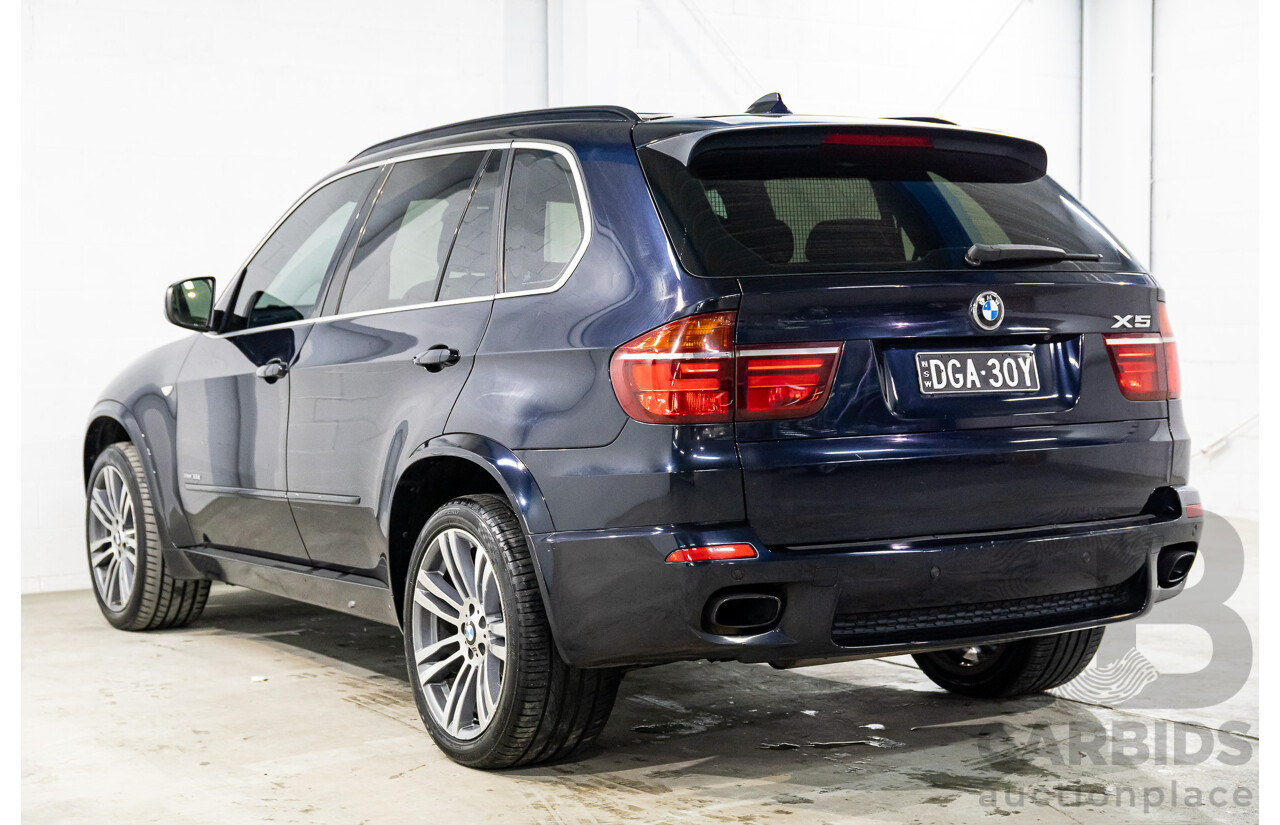 2/2013 BMW X5 Xdrive 30d M Sport E70 MY12 UPGRADE 4d Wagon Carbon Black Metallic Turbo Diesel 3.0L