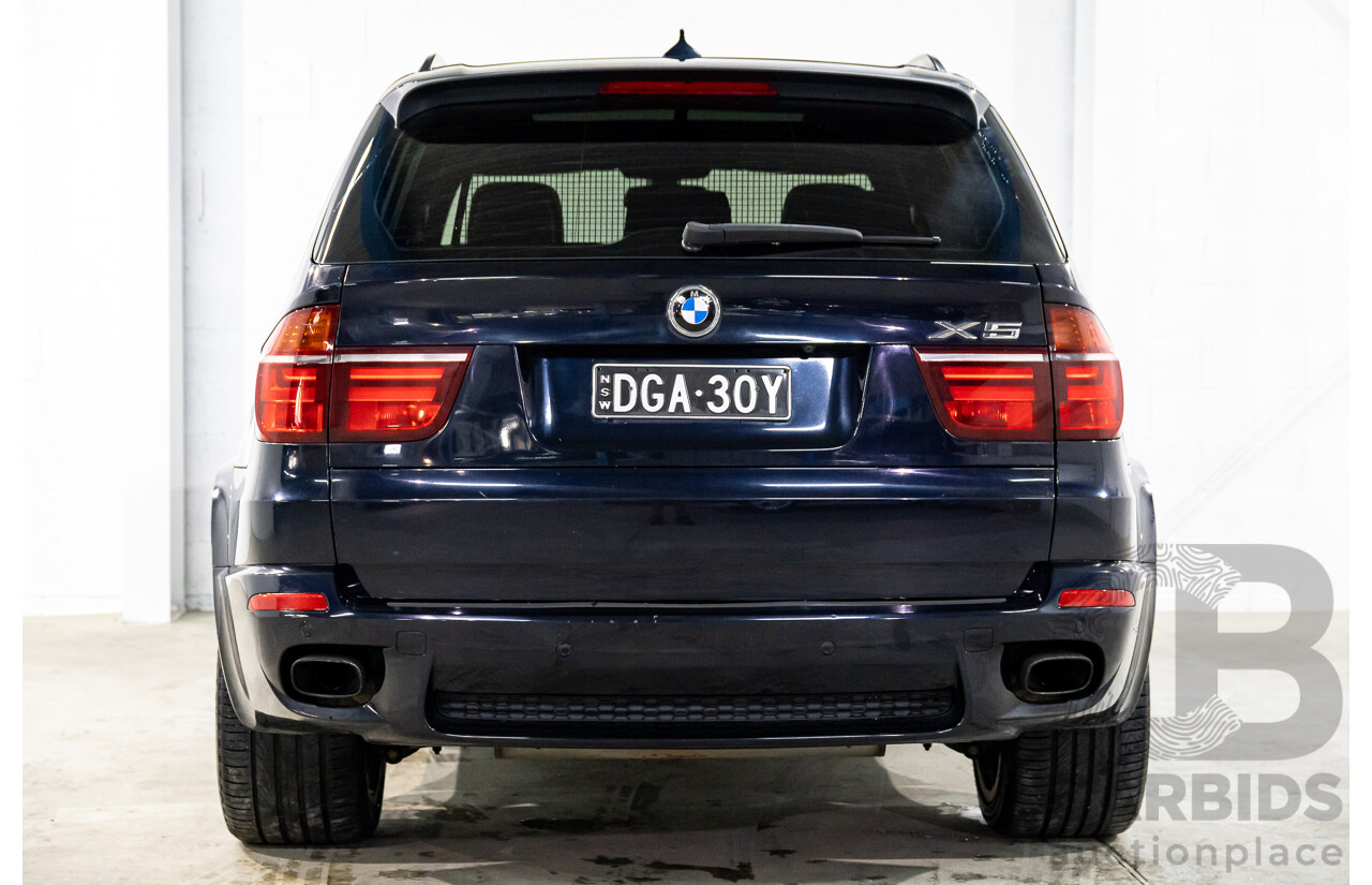 2/2013 BMW X5 Xdrive 30d M Sport E70 MY12 UPGRADE 4d Wagon Carbon Black Metallic Turbo Diesel 3.0L