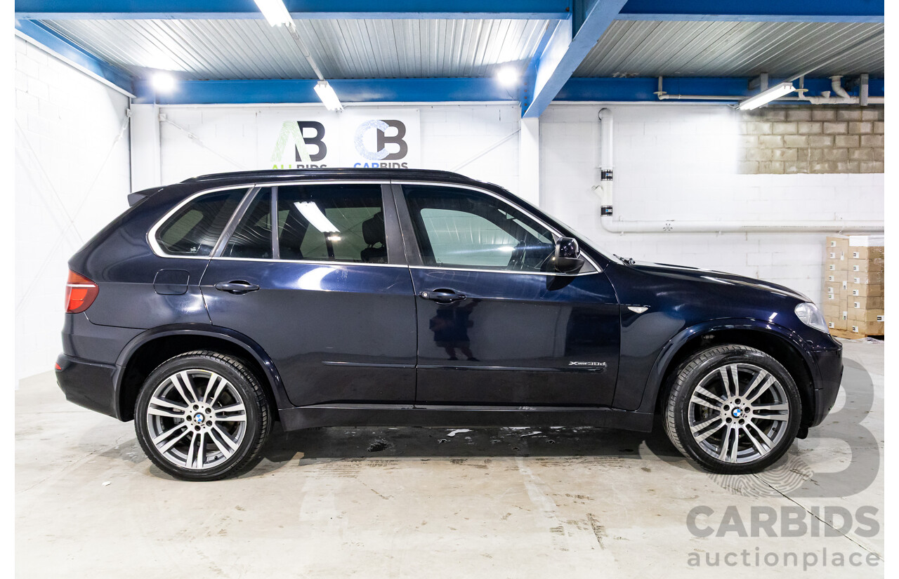 2/2013 BMW X5 Xdrive 30d M Sport E70 MY12 UPGRADE 4d Wagon Carbon Black Metallic Turbo Diesel 3.0L