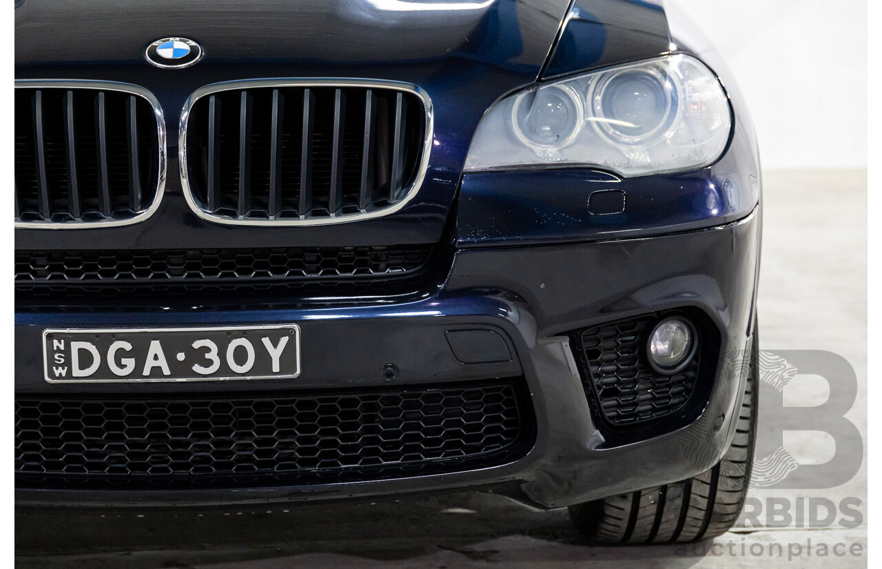 2/2013 BMW X5 Xdrive 30d M Sport E70 MY12 UPGRADE 4d Wagon Carbon Black Metallic Turbo Diesel 3.0L