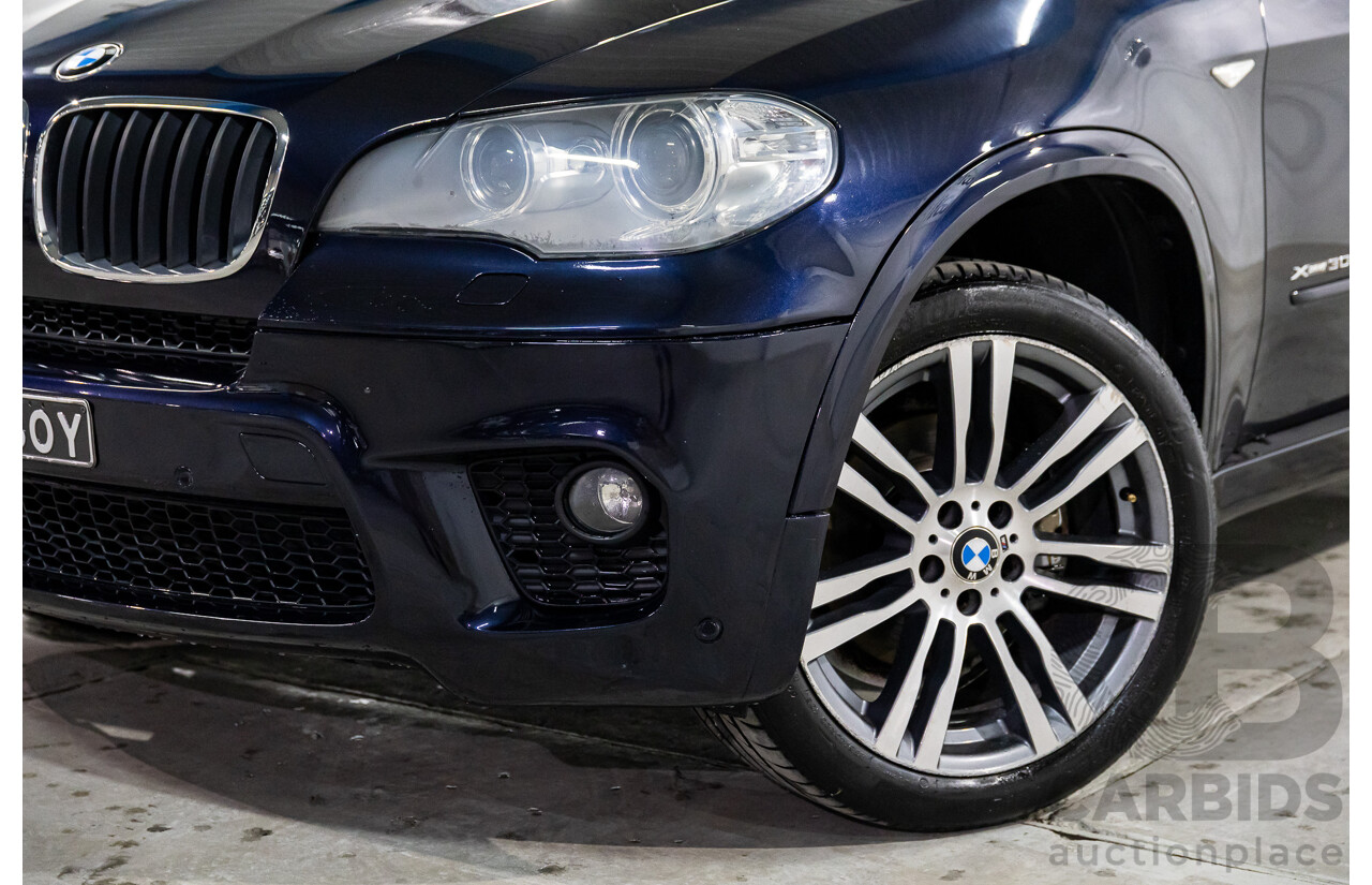 2/2013 BMW X5 Xdrive 30d M Sport E70 MY12 UPGRADE 4d Wagon Carbon Black Metallic Turbo Diesel 3.0L