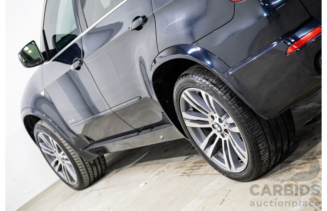 2/2013 BMW X5 Xdrive 30d M Sport E70 MY12 UPGRADE 4d Wagon Carbon Black Metallic Turbo Diesel 3.0L