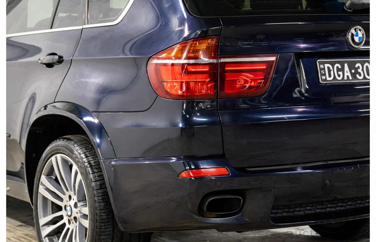2/2013 BMW X5 Xdrive 30d M Sport E70 MY12 UPGRADE 4d Wagon Carbon Black Metallic Turbo Diesel 3.0L
