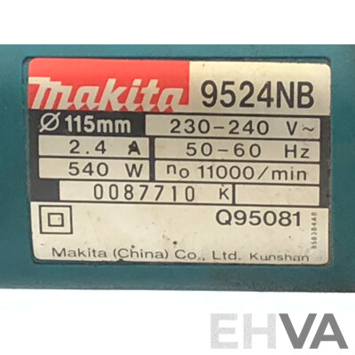 Makita 115mm Electric Angle Grinder