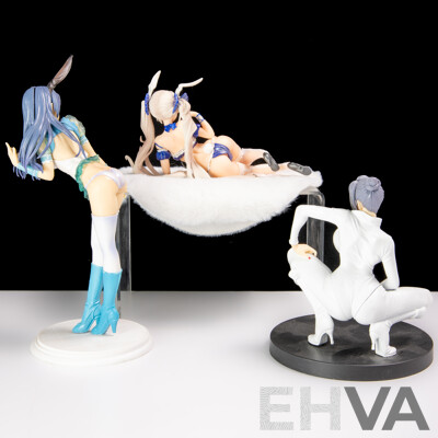 Collection Four Japanese Adult Hentai Anime Risqué Girly Figures Including Yukishiro Fuyuka Example