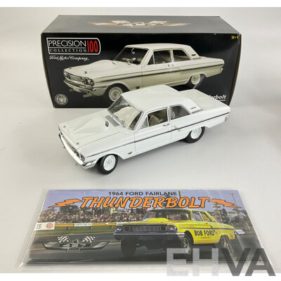 Boxed Precision 100 Diecast 1964 Ford Fairlane Thunderbolt, 1:18 Scale