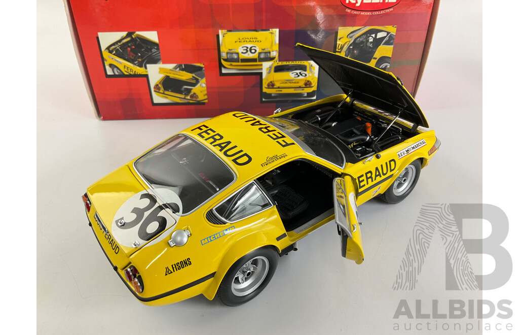 Boxed Kyosho Diecast Ferrari 365 GTB4 Daytona Competizione, 1:18 Scale