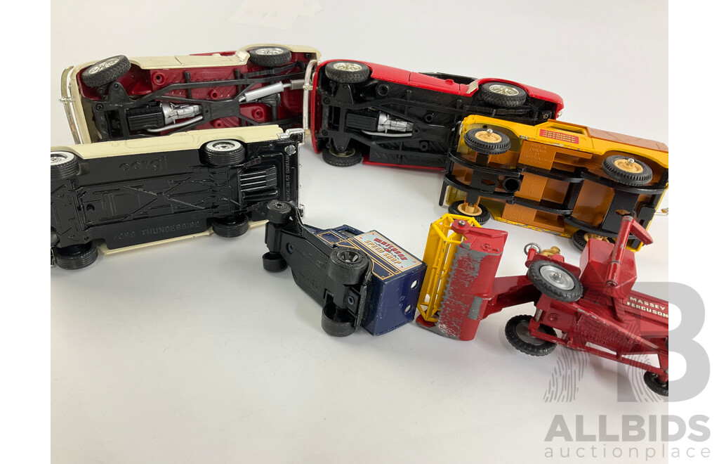 Collection of Diecast Vehicles Including Saico, Corgi, Matchbox - Various Scales
