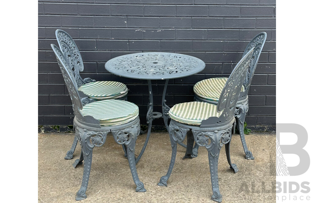Cast Alloy Five Piece Garden Suite