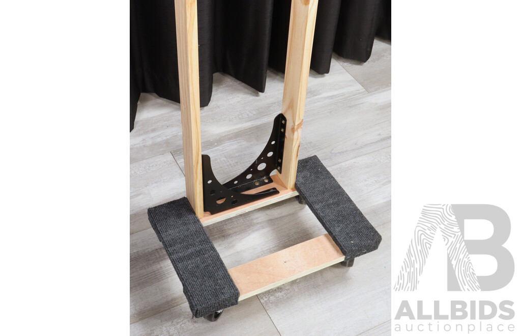 Collection of Three Bespoke Art Trolleys