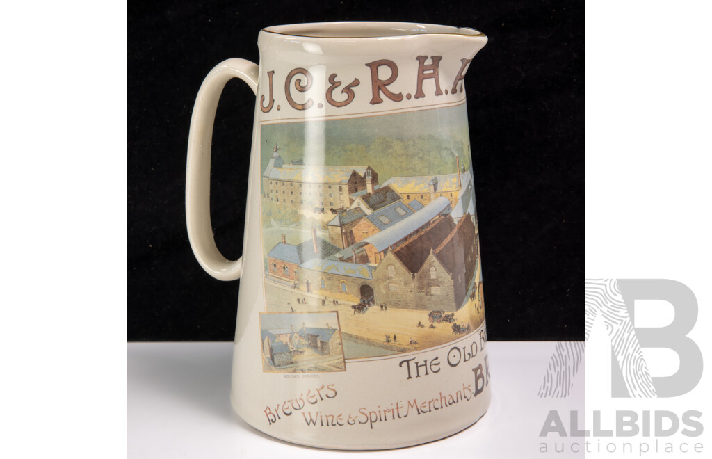 English Staffordshire Pottery Antique Style Pitcher