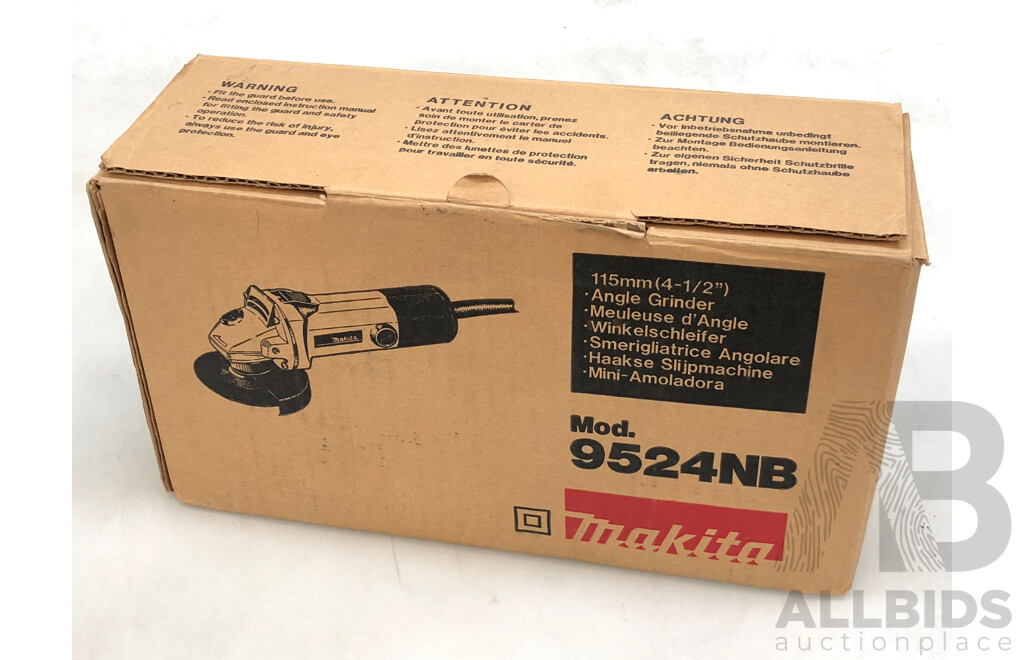 Makita 115mm Electric Angle Grinder