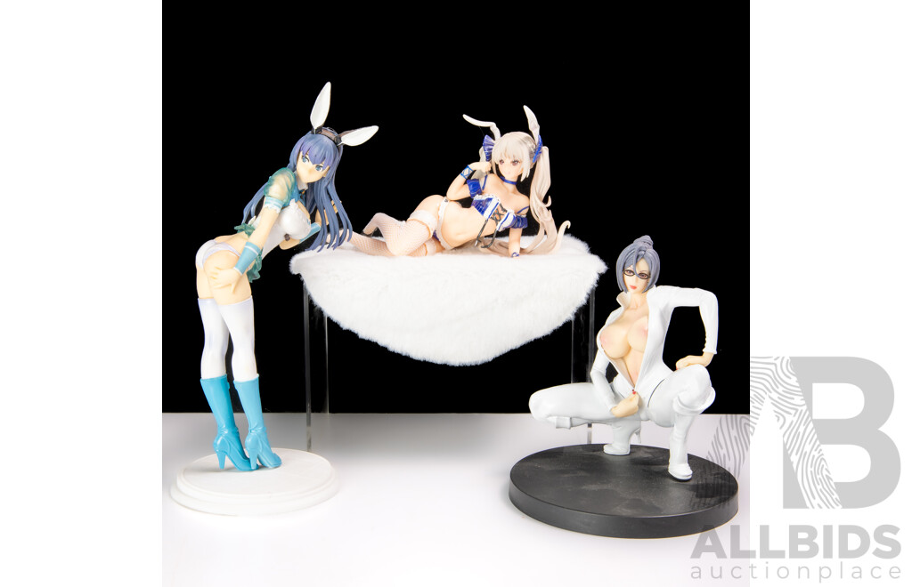 Collection Four Japanese Adult Hentai Anime Risqué Girly Figures Including Yukishiro Fuyuka Example
