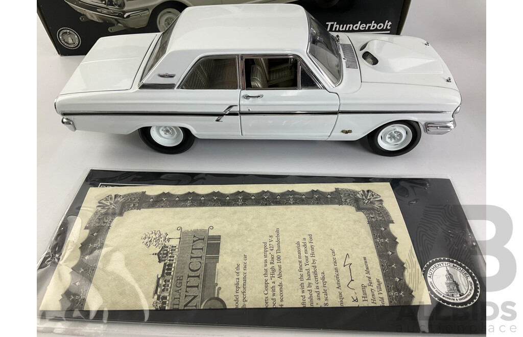 Boxed Precision 100 Diecast 1964 Ford Fairlane Thunderbolt, 1:18 Scale