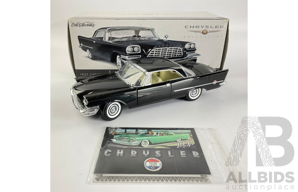 Boxed Ertl Chrysler Collection Diecast 1957 Chrysler 300 C 1:18 Scale