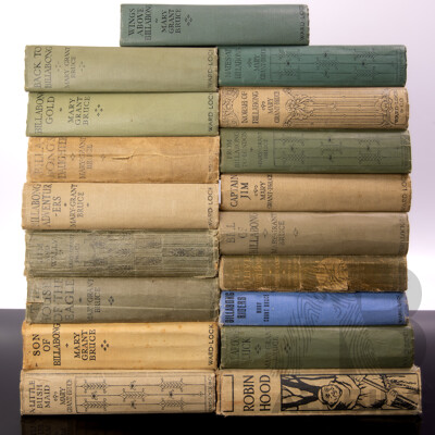 Collection Vintage Mary Grant Bruce Childrens Books, All Embossed Hardcovers