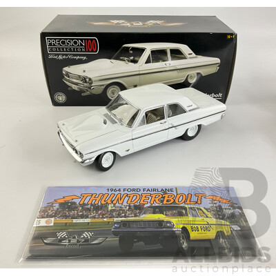 Boxed Precision 100 Diecast 1964 Ford Fairlane Thunderbolt, 1:18 Scale