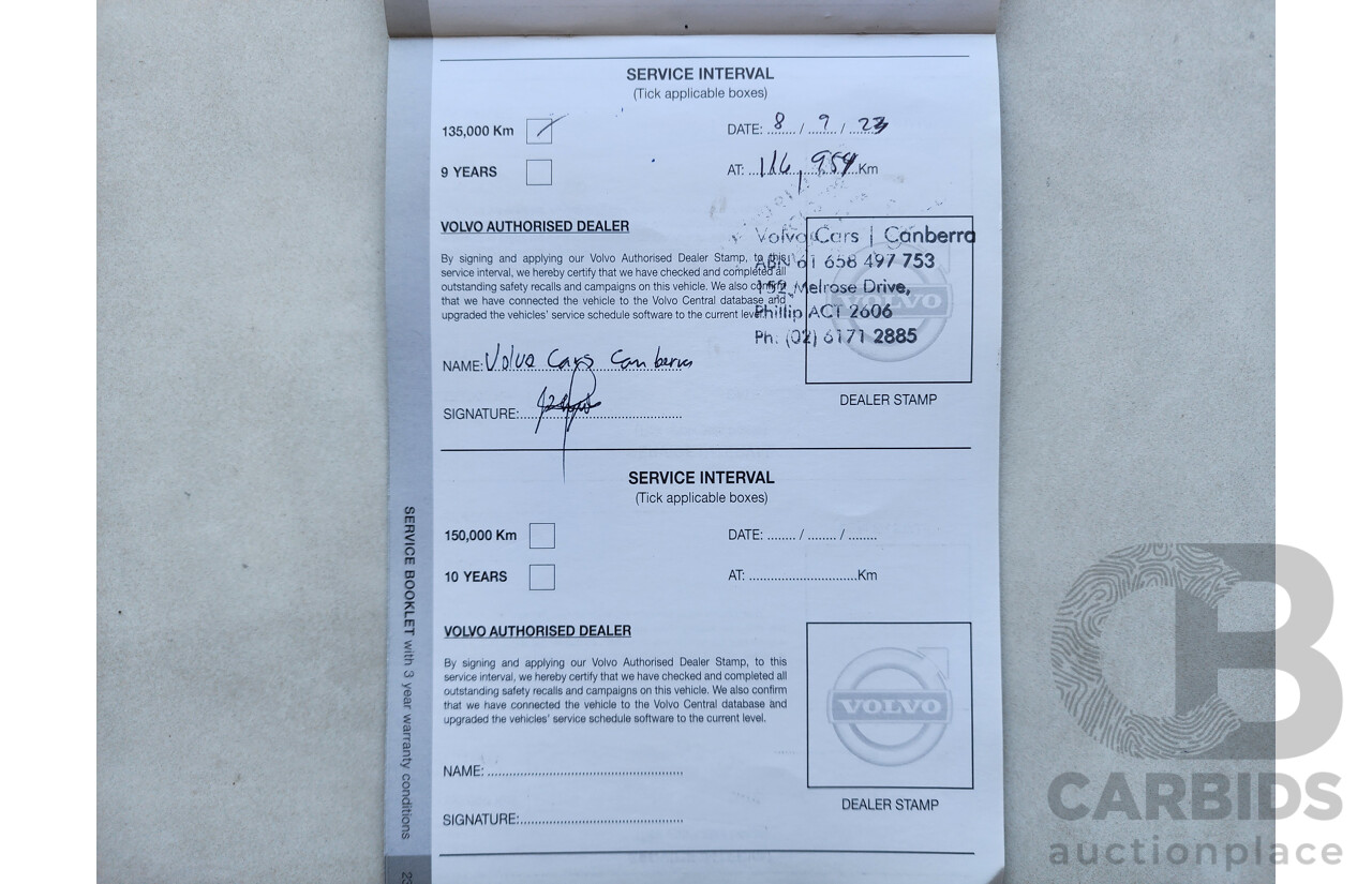 1/2015 Volvo V40 D4 Luxury M MY14 5d Hatchback Blue 2.0L