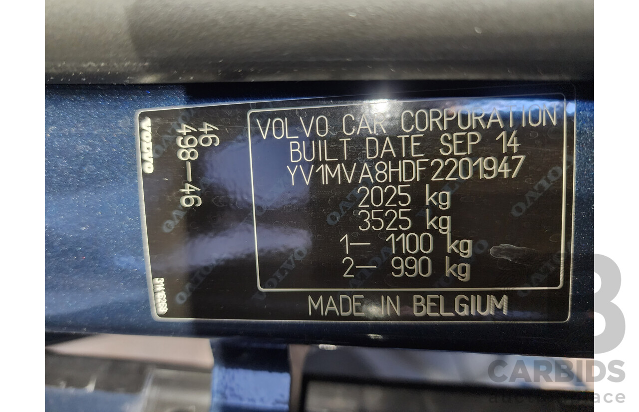 1/2015 Volvo V40 D4 Luxury M MY14 5d Hatchback Blue 2.0L