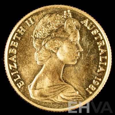 Australian RAM 1981 Gold Two Hundred Dollar Coin, Prince Charles and Lady Diana Wedding .917