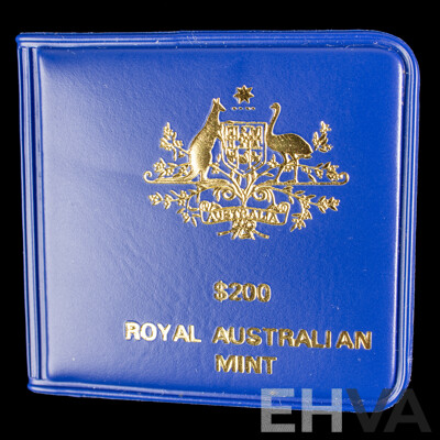 Australian RAM 1980 Gold Two Hundred Dollar Coin, Australian Koala Bear  .917