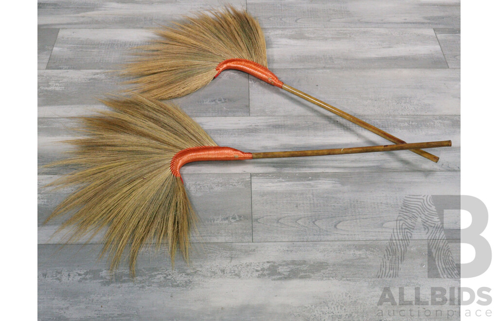 Pair of African Fly Whisks