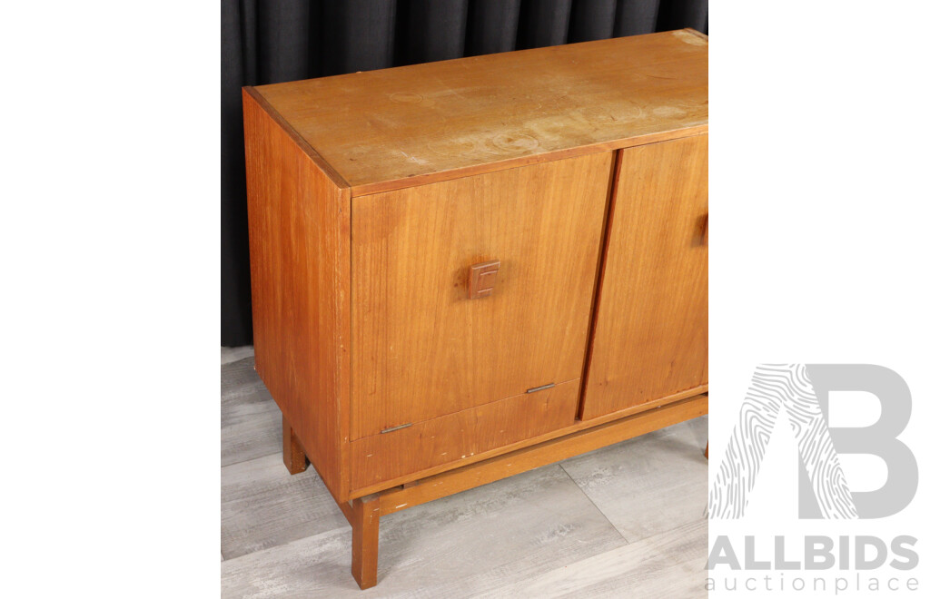 Small Teak Drinks Cabinet by Parker Furniture