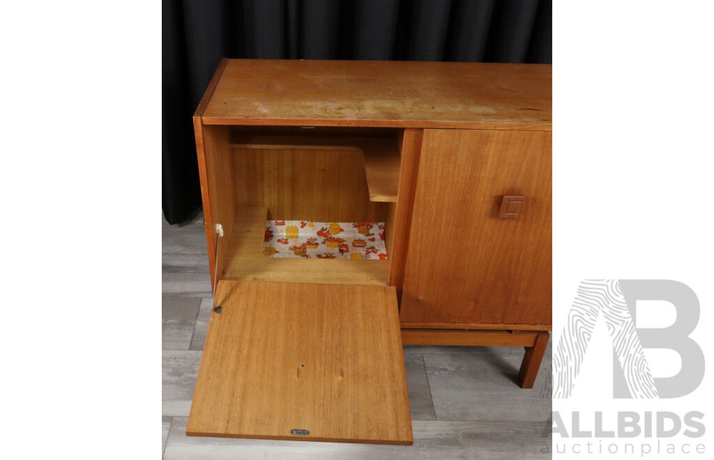 Small Teak Drinks Cabinet by Parker Furniture