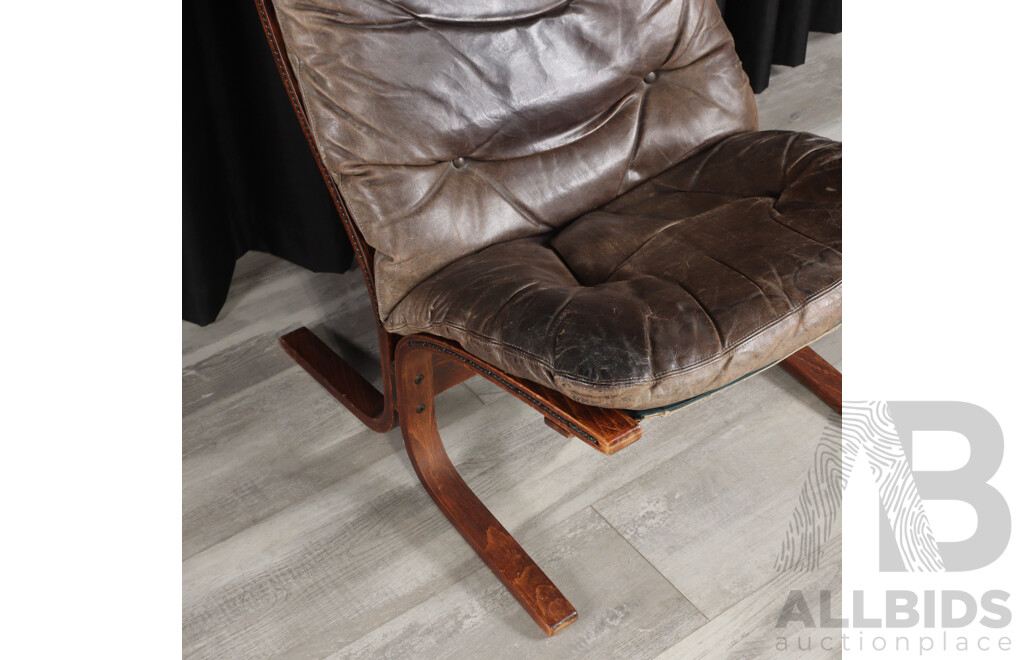 Pair of Siesta Chairs and Single Footstool by Ingmar Relling for Westnofa