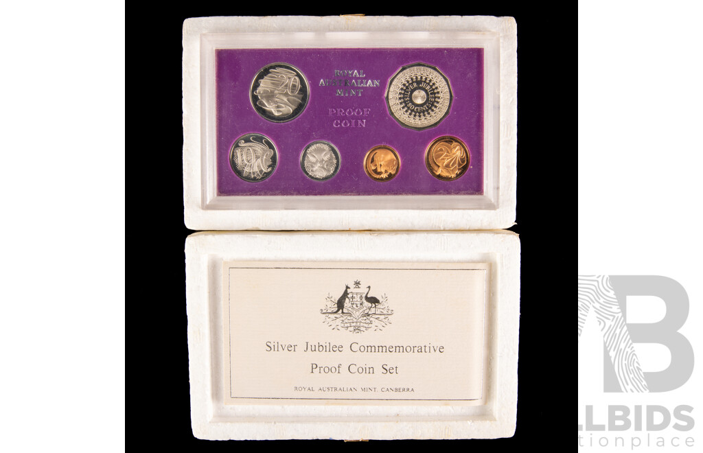 Australian RAM 1977 Silver Jubilee Commemorative Six Proof Coin Set