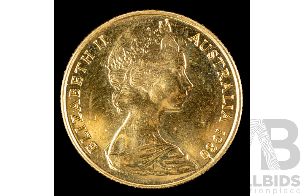 Australian RAM 1980 Gold Two Hundred Dollar Coin, Australian Koala Bear  .917