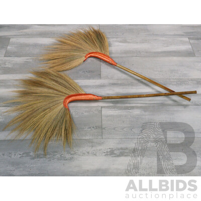Pair of African Fly Whisks