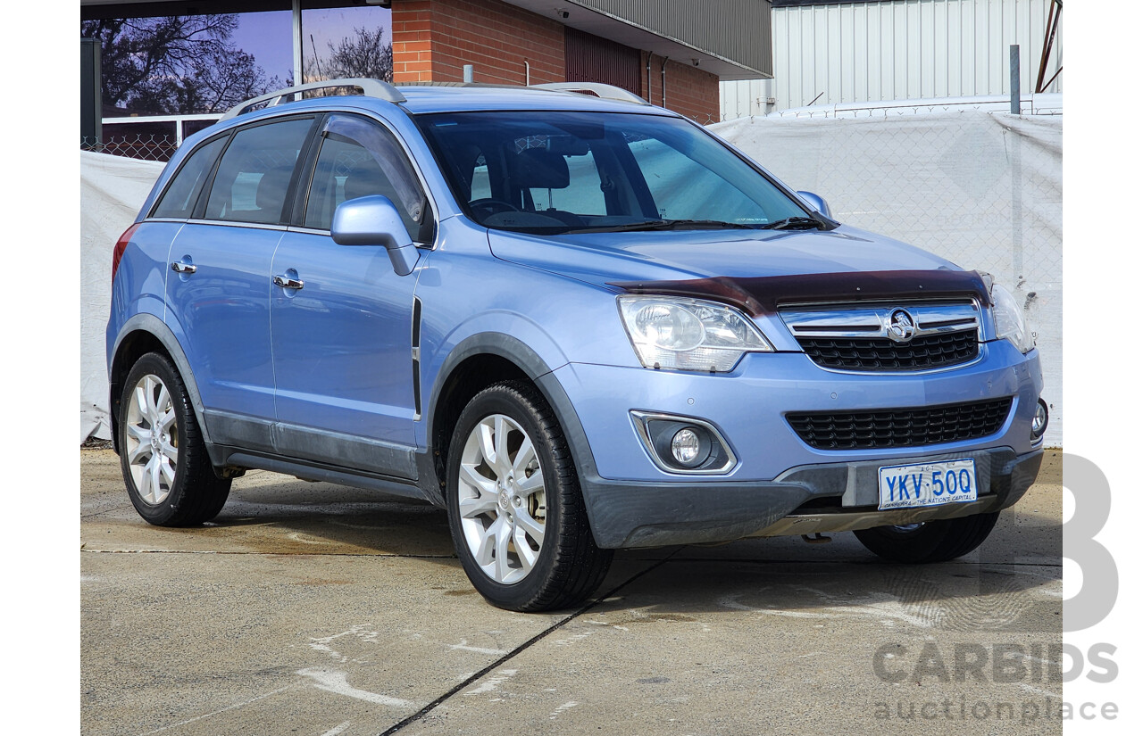 5/2015 Holden Captiva 5 LTZ (awd) CG MY15 4d Wagon Blue 2.2L