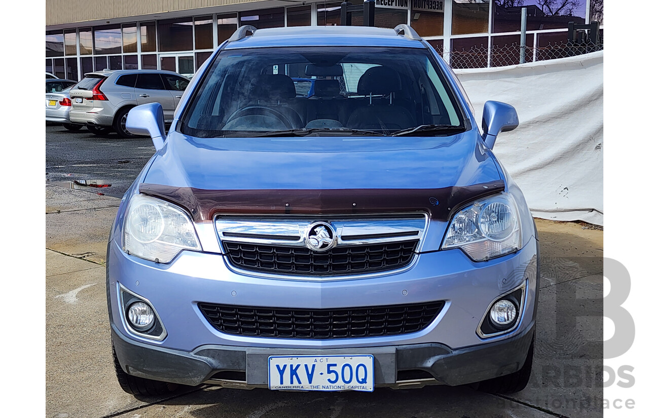 5/2015 Holden Captiva 5 LTZ (awd) CG MY15 4d Wagon Blue 2.2L