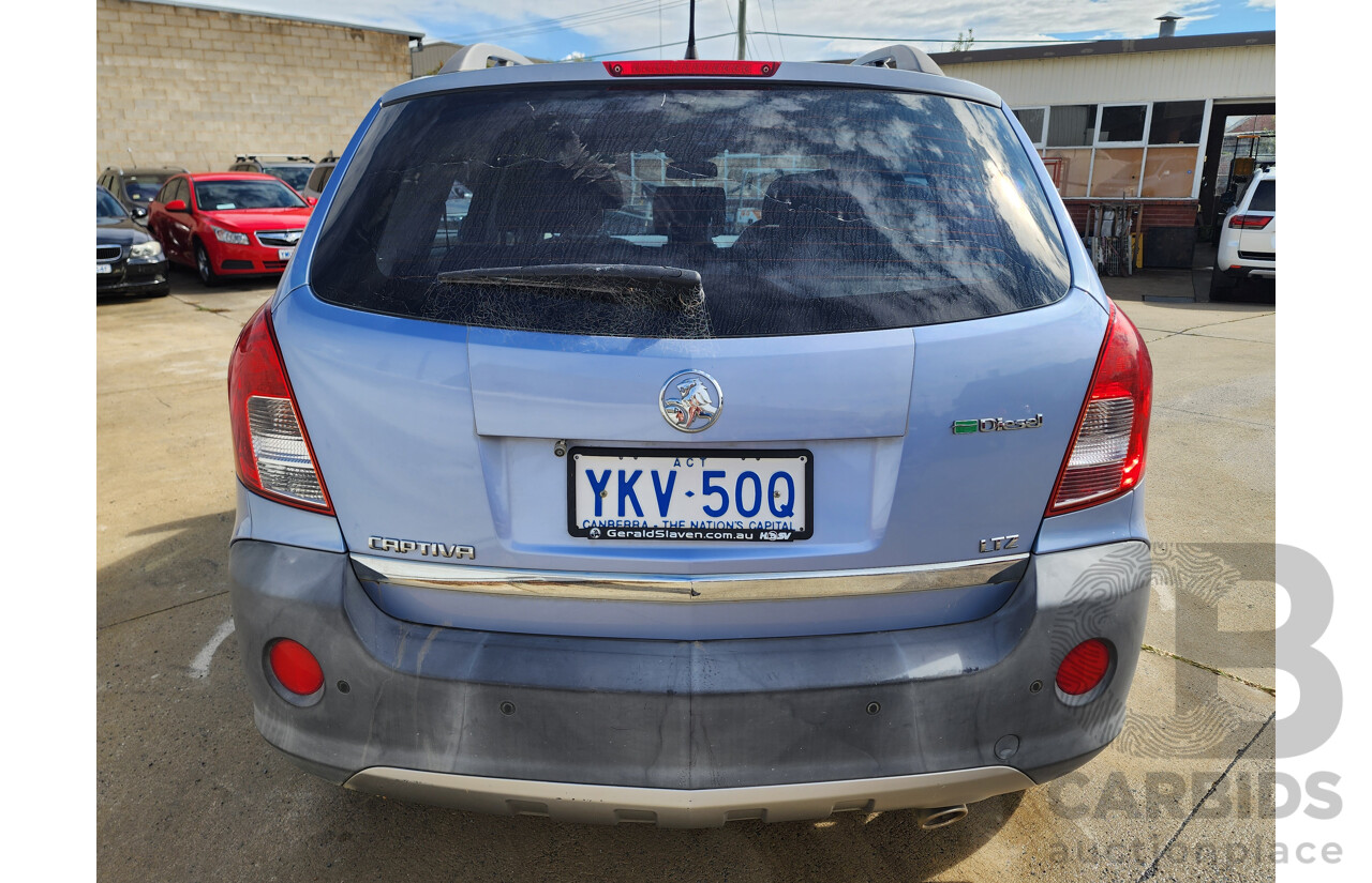 5/2015 Holden Captiva 5 LTZ (awd) CG MY15 4d Wagon Blue 2.2L
