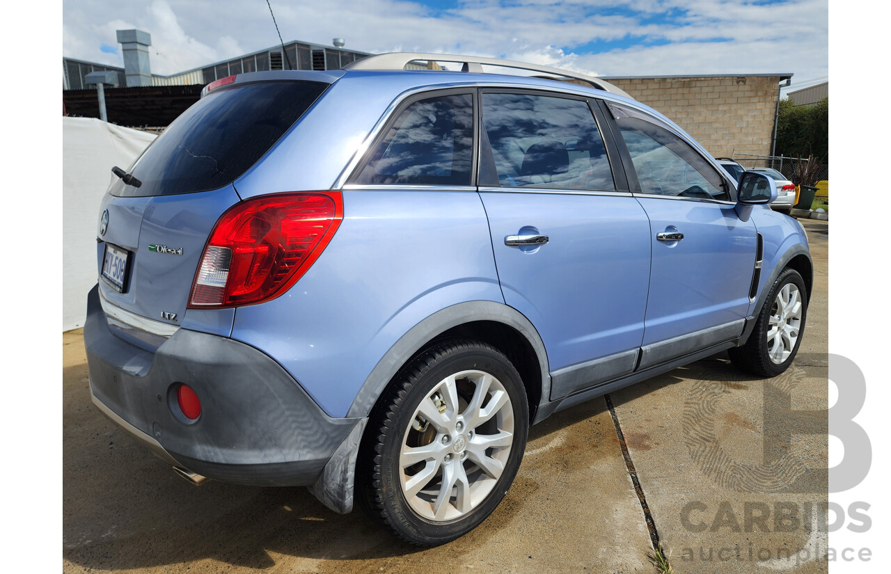 5/2015 Holden Captiva 5 LTZ (awd) CG MY15 4d Wagon Blue 2.2L