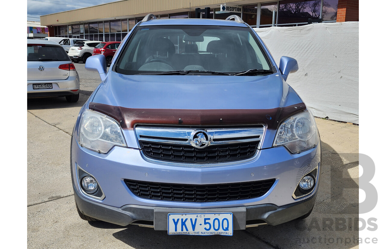 5/2015 Holden Captiva 5 LTZ (awd) CG MY15 4d Wagon Blue 2.2L