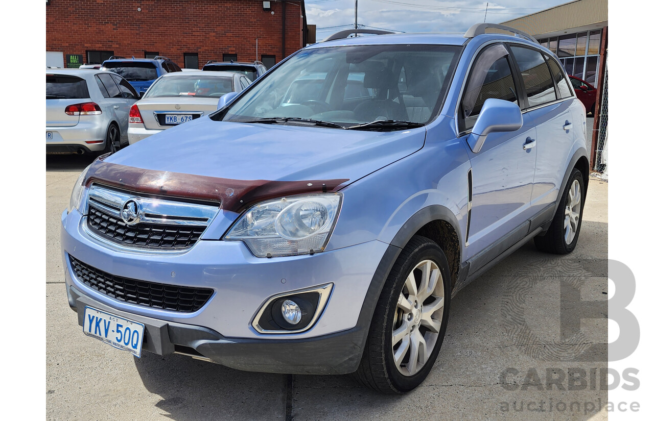 5/2015 Holden Captiva 5 LTZ (awd) CG MY15 4d Wagon Blue 2.2L