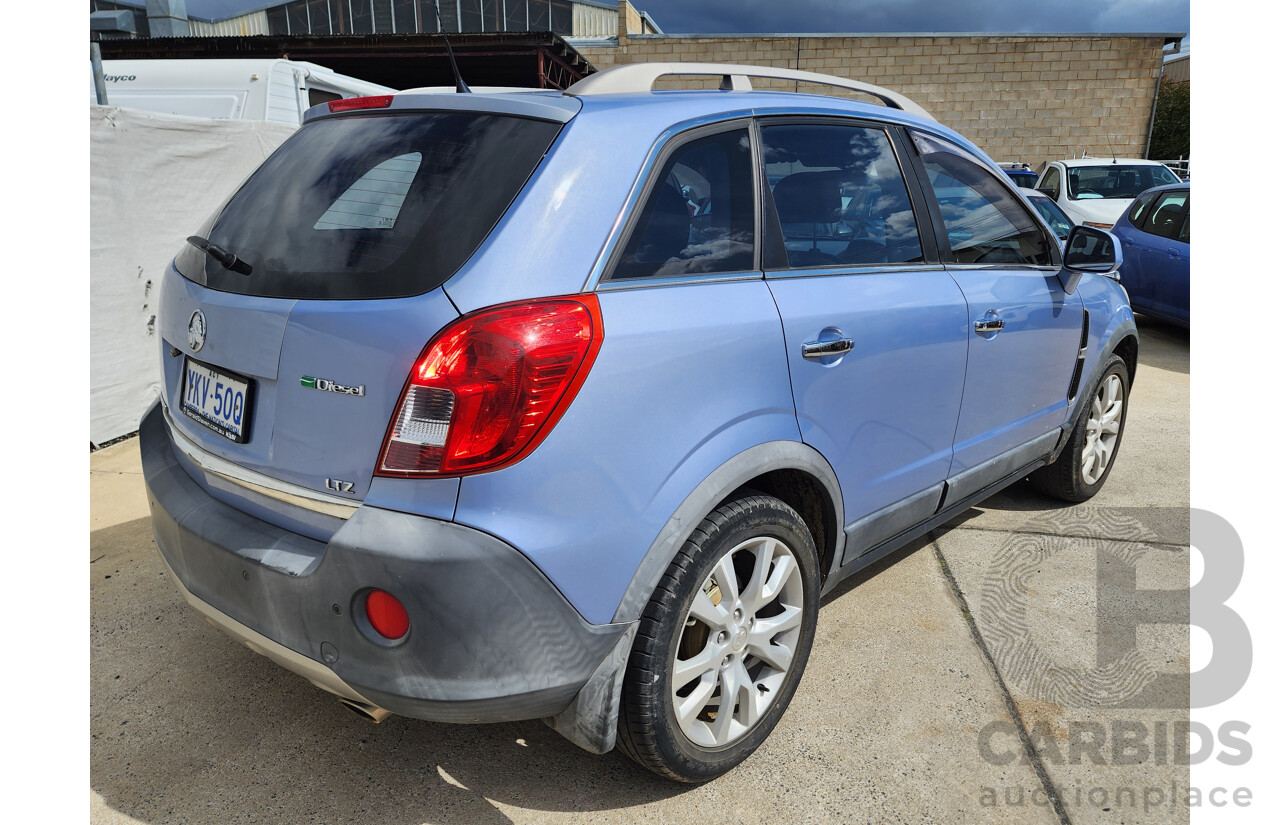 5/2015 Holden Captiva 5 LTZ (awd) CG MY15 4d Wagon Blue 2.2L
