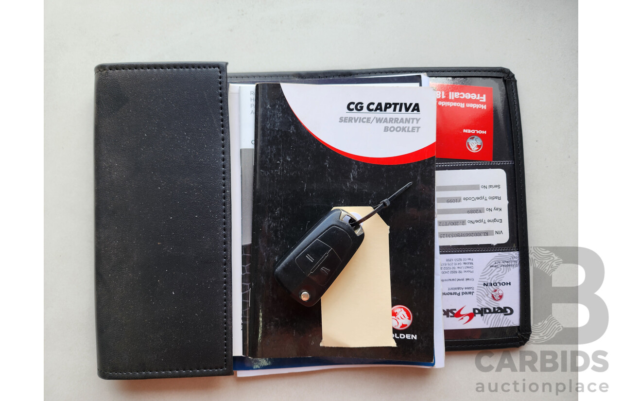 5/2015 Holden Captiva 5 LTZ (awd) CG MY15 4d Wagon Blue 2.2L