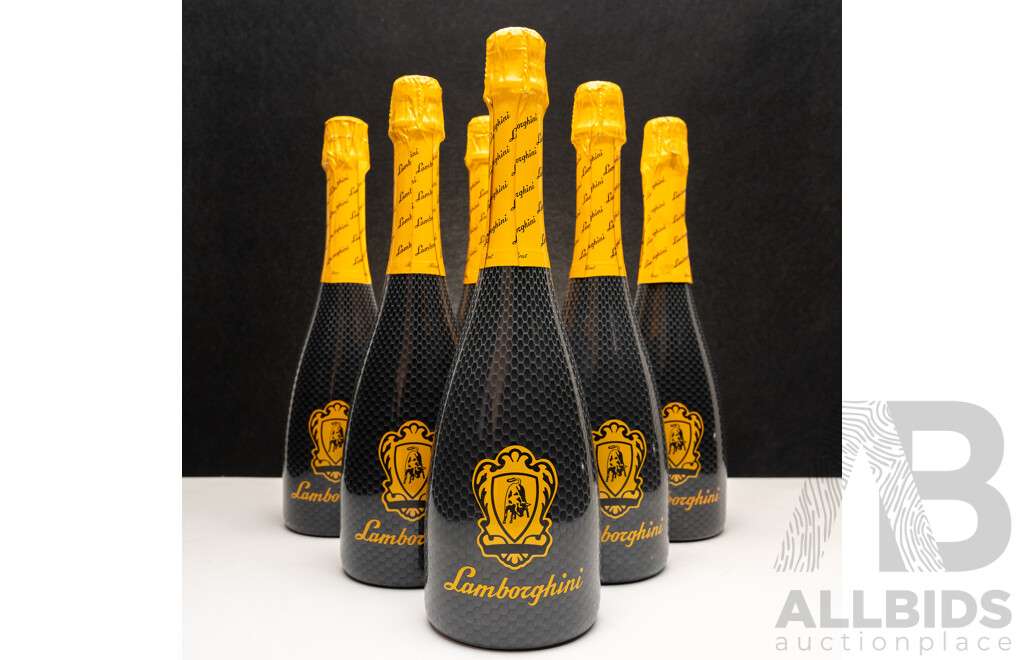 Lamborghini V12 Brut Pinot Noir Chardonnay NV 750ml - Case of 6 Bottles - Total RRP $1134