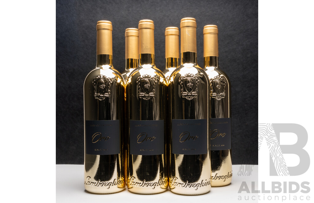 Lamborghini Luxe Oro Merlot Sangiovese 2016 750ml - Case of 6 Bottles - Total RRP $1194