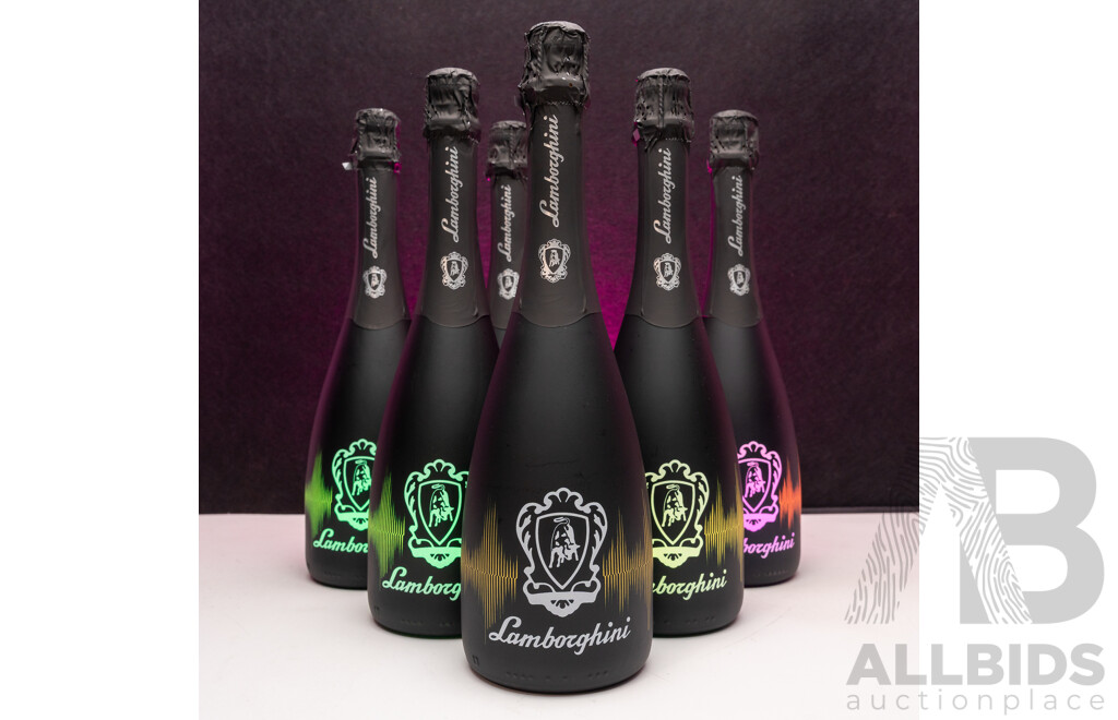 Lamborghini DJ Luminoso Pinot Noir Chardonnay Brut NV 750ml - Case of 6 Bottles - Total RRP $1734